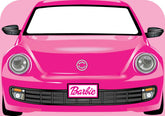 Pink Car 162 Cardboard Standin